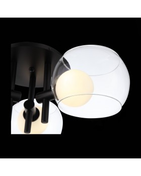 SL1483.402.03 Светильник потолочный ST-Luce Черный/Прозрачный, Белый G9 3*5W ELLETO-foto8