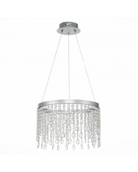 SL6201.103.24 Люстра подвесная ST-Luce Серебристый/Прозрачный LED 1*24W 3000K/4000K/6000K VEGA-foto2