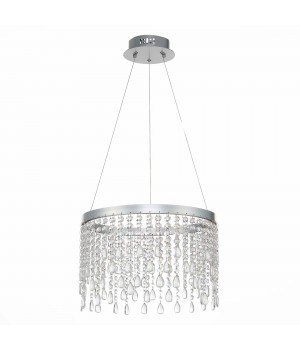 SL6201.103.24 Люстра подвесная ST-Luce Серебристый/Прозрачный LED 1*24W 3000K/4000K/6000K VEGA-foto2