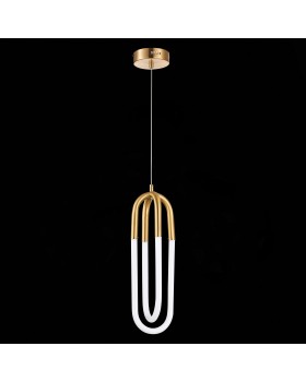 SL1579.303.02 Подвес ST-Luce Латунь/Латунь, Белый LED 2*14W 3000K MOFISTO-foto5