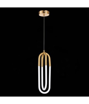 SL1579.303.02 Подвес ST-Luce Латунь/Латунь, Белый LED 2*14W 3000K MOFISTO-foto5