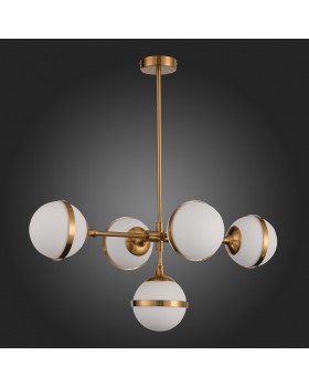 SL1157.303.05 Светильник подвесной ST-Luce Бронза/Белый E14 5*40W ARBE-foto6