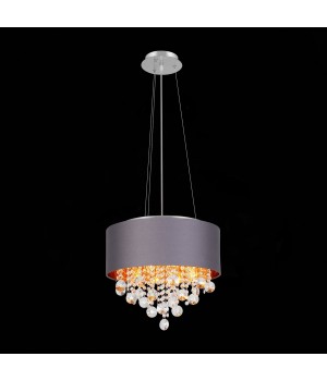 SL1350.703.04 Светильник подвесной ST-Luce Хром/Серый, Золотистый, Прозрачный E14 4*40W LACCHIA-foto9