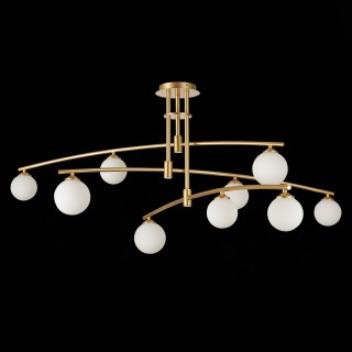 SL1208.302.09 Светильник потолочный ST-Luce Золотистый/Белый G9 9*5W SEMBRARE-foto4