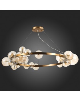 SL1165.303.24 Светильник подвесной ST-Luce Бронза/Коньячный G4 24*5W NECTON-foto4