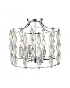 SL1140.102.06 Светильник потолочный ST-Luce Хром, Прозрачный/Прозрачный,Хром E14 6*40W SOGARTE-foto13