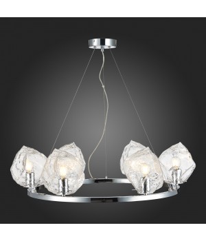 SL1175.103.06 Люстра подвесная ST-Luce хром/прозрачный E14 6*40W Portici-foto3
