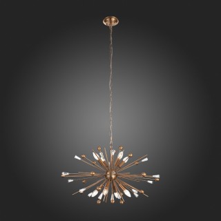 SLD011.303.08 Люстра подвесная ST-Luce Латунь, Прозрачный E14 8*40W RIVELLA-foto7