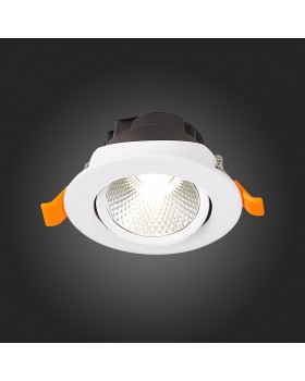 ST211.538.06.24 Св-к встр. Белый LED 1*6W 3000K 480Lm Ra80 24° IP20 D86xH50 220-240V MIRO-foto5