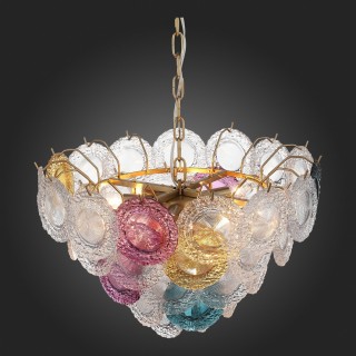 SL420.203.11 Люстра подвесная ST-Luce Золотистый/Разноцветный E14 11*40W CONELI-foto4