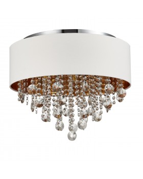 SL1350.502.06 Светильник потолочный ST-Luce Хром/Белый, Золотистый, Прозрачный E14 6*40W LACCHIA-foto2