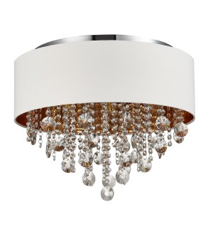 SL1350.502.06 Светильник потолочный ST-Luce Хром/Белый, Золотистый, Прозрачный E14 6*40W LACCHIA-foto2