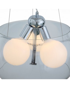SL512.113.03 Светильник подвесной ST-Luce Хром/Прозрачный E27 Globe 3*100W UOVO-foto3
