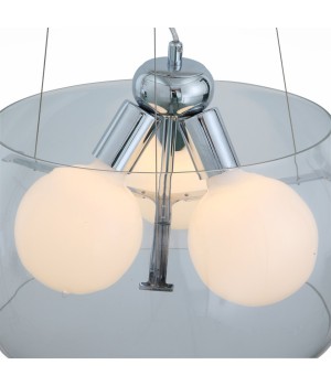 SL512.113.03 Светильник подвесной ST-Luce Хром/Прозрачный E27 Globe 3*100W UOVO-foto3