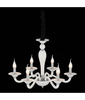 SL1112.503.06 Люстра подвесная ST-Luce Хром, Белый/Белый E14 6*40W SERENATTA-foto12