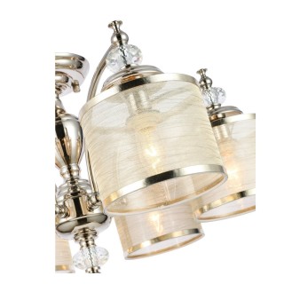 SL1750.102.06 Люстра потолочная ST-Luce Никель/Золотистый E14 6*40W CORESIA-foto3