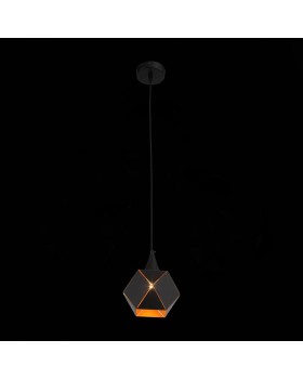 SL258.403.01 Светильник подвесной ST-Luce Черный/Черный, Золото E14 1*40W ENIGMA-foto4