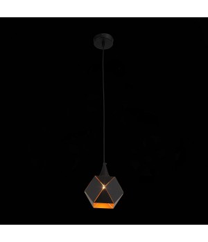 SL258.403.01 Светильник подвесной ST-Luce Черный/Черный, Золото E14 1*40W ENIGMA-foto4