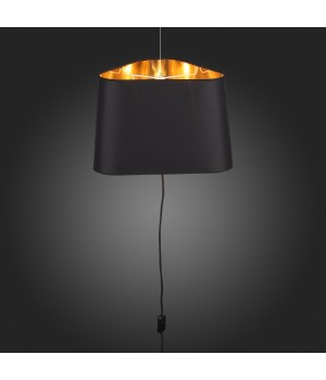 SL1110.413.01 Светильник подвесной ST-Luce Черный/Золотистый,Черный E27 1*40W AMBRELA-foto12