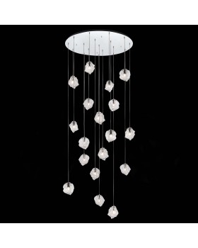 SL1175.103.18 Светильник подвесной ST-Luce хром/прозрачный E14 18*40W Portici-foto4