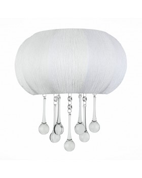 SL350.051.02 Бра ST-Luce Хром/Белый, Прозрачный E14 2*40W PREFERITA-foto2