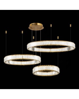 SL1622.313.03 Люстра подвесная ST-Luce Латунь/Прозрачный LED 1*122W 4000K TIVOLI-foto3