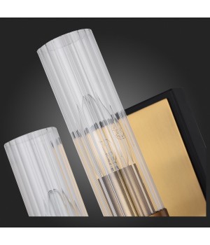 SL336.301.02 Бра ST-Luce Коричневый, Бронза/Прозрачный E14 2*60W DELAVERA-foto4