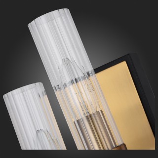 SL336.301.02 Бра ST-Luce Коричневый, Бронза/Прозрачный E14 2*60W DELAVERA-foto4