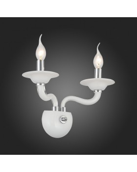 SL1112.501.02 Бра ST-Luce Хром, Белый/Белый E14 2*40W SERENATTA-foto3