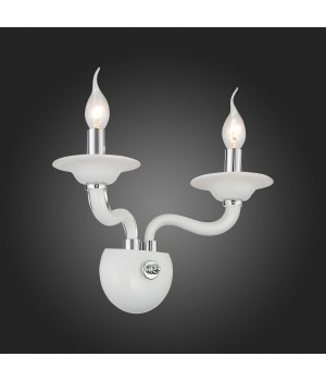 SL1112.501.02 Бра ST-Luce Хром, Белый/Белый E14 2*40W SERENATTA-foto3