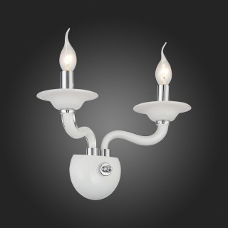 SL1112.501.02 Бра ST-Luce Хром, Белый/Белый E14 2*40W SERENATTA-foto3