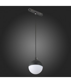ST358.433.07 Магнитный трековый светильник подвесной Черный LED 1*7W 3000K 520Lm Ra>80 120° IP20 D90xH90 48V PIBOLE-foto9