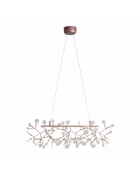 SL379.223.81 Люстра подвесная ST-Luce Медный/Белый LED 81*0,5W 3500K RAFINA
