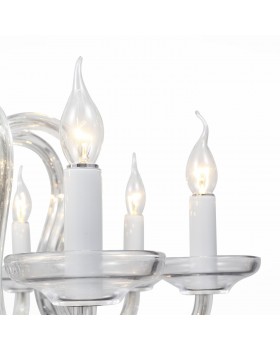 SL757.103.08 Люстра подвесная ST-Luce Хром, Прозрачный/Прозрачный E14 8*40W NINFA-foto3