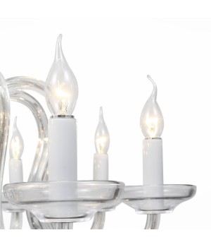 SL757.103.08 Люстра подвесная ST-Luce Хром, Прозрачный/Прозрачный E14 8*40W NINFA-foto3