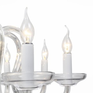 SL757.103.08 Люстра подвесная ST-Luce Хром, Прозрачный/Прозрачный E14 8*40W NINFA-foto3