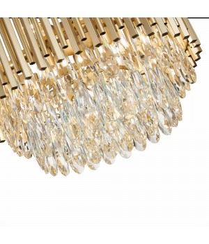 SL1625.203.09 Люстра подвесная ST-Luce шампань/шампань, прозрачный E14 9*40W Barletta-foto3