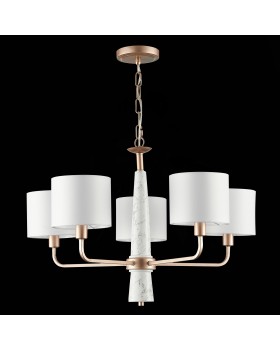 SL1163.203.05 Светильник подвесной ST-Luce Матовое золото/Белый E14 5*40W VELLINO-foto10