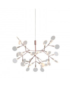 SL379.203.30 Люстра подвесная ST-Luce Медный/Белый LED 30*0,5W 3500K RAFINA-foto2