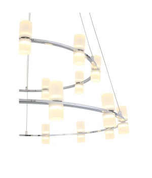 SL799.103.21 Люстра подвесная ST-Luce Хром/Белый LED 21*4W 3200K CILINDRO-foto10