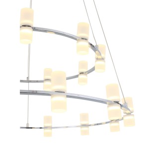 SL799.103.21 Люстра подвесная ST-Luce Хром/Белый LED 21*4W 3200K CILINDRO-foto10