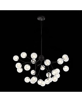 SL376.403.27 Светильник подвесной ST-Luce Черный/Прозрачный, Белый G4 LED 27*2W DEMELE-foto3