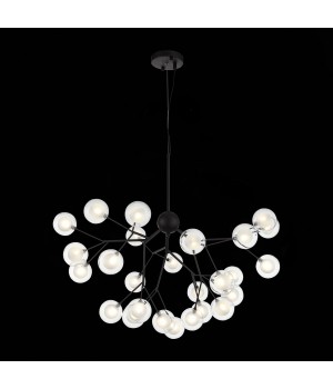 SL376.403.27 Светильник подвесной ST-Luce Черный/Прозрачный, Белый G4 LED 27*2W DEMELE-foto3