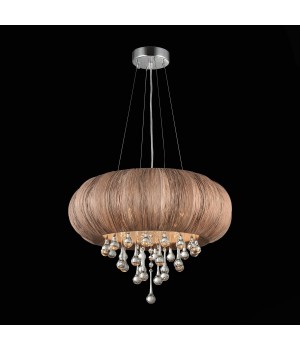 SL350.083.05 Люстра подвесная ST-Luce Хром/Кофейный E14 5*40W PREFERITA-foto4