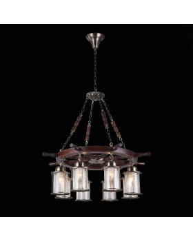 SL150.303.08 Люстра подвесная ST-Luce Бронза, коричневый/Прозрачный с эфектом трещин E27 8*40W VOLANTINO-foto4