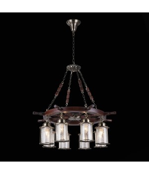 SL150.303.08 Люстра подвесная ST-Luce Бронза, коричневый/Прозрачный с эфектом трещин E27 8*40W VOLANTINO-foto4