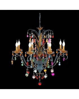 SL426.763.08 Люстра подвесная ST-Luce Разноцветный E14 8*40W JOANNA-foto8