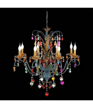 SL426.763.08 Люстра подвесная ST-Luce Разноцветный E14 8*40W JOANNA-foto8