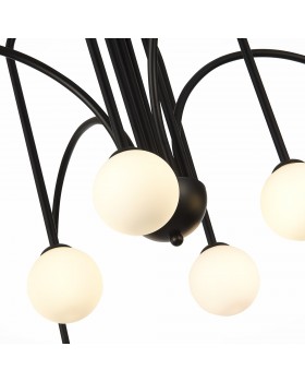 SL1204.402.08 Люстра потолочная ST-Luce Черный/Белый G9 8*5W JINETO-foto11