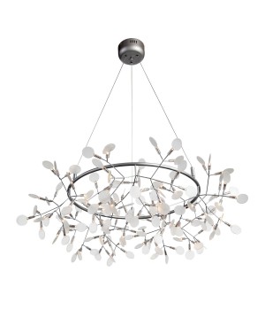 SL379.103.135 Люстра подвесная ST-Luce Серебристый/Белый LED 135*0,3W 3500K RAFINA-foto2